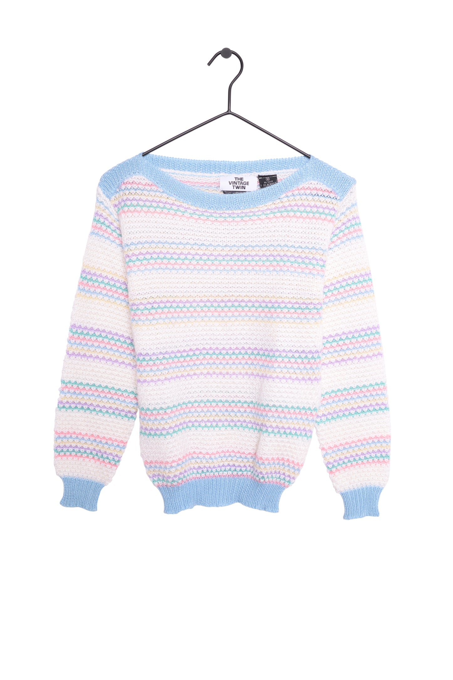 1980s Pastel Stripe Sweater