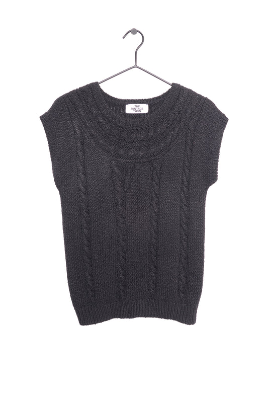 Soft Cable Knit Sweater Top