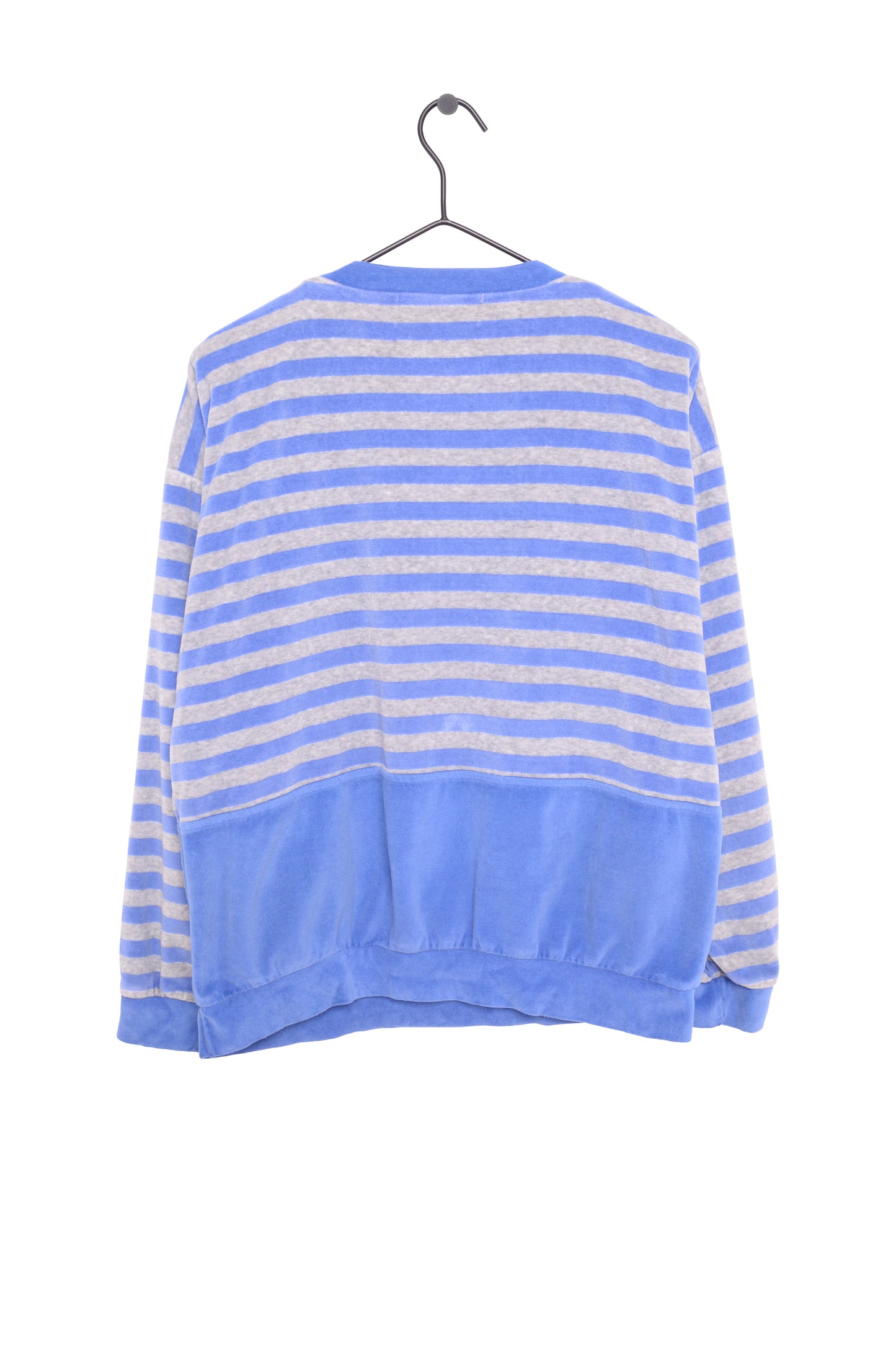 Colorblock Velour Sweatshirt