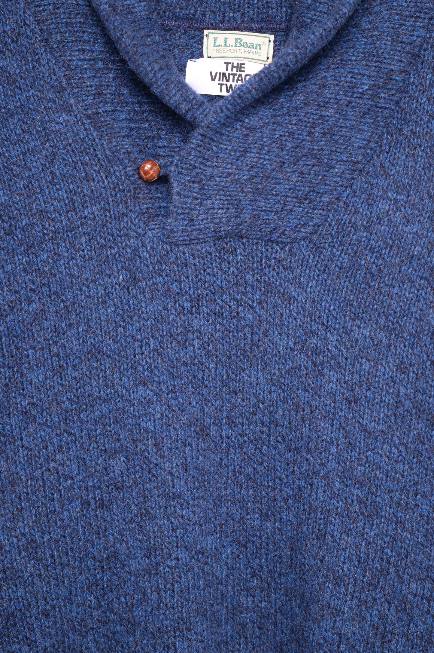 L.L. Bean Marled Wool Sweater USA