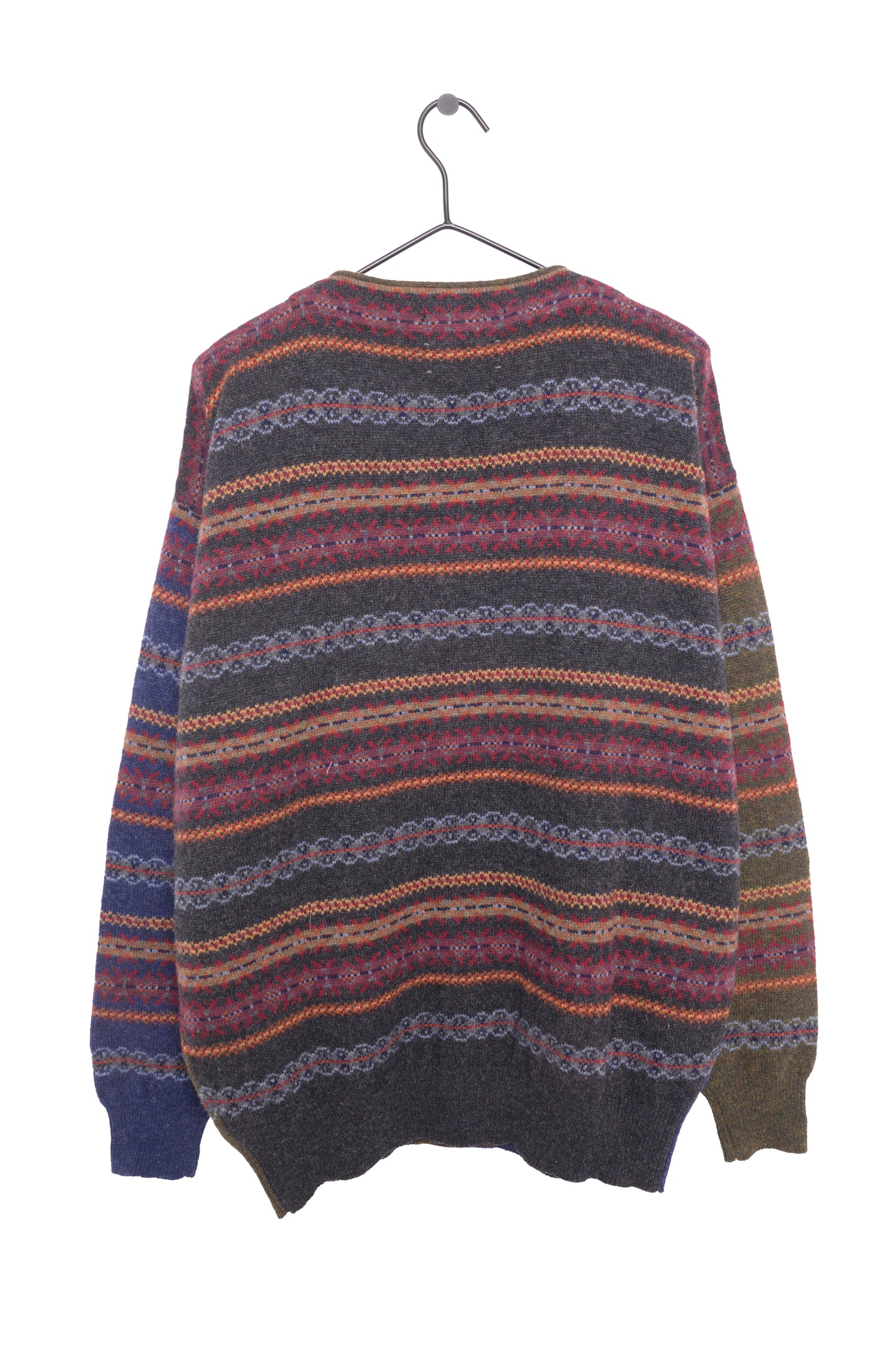 1990s Striped Wool Cardigan