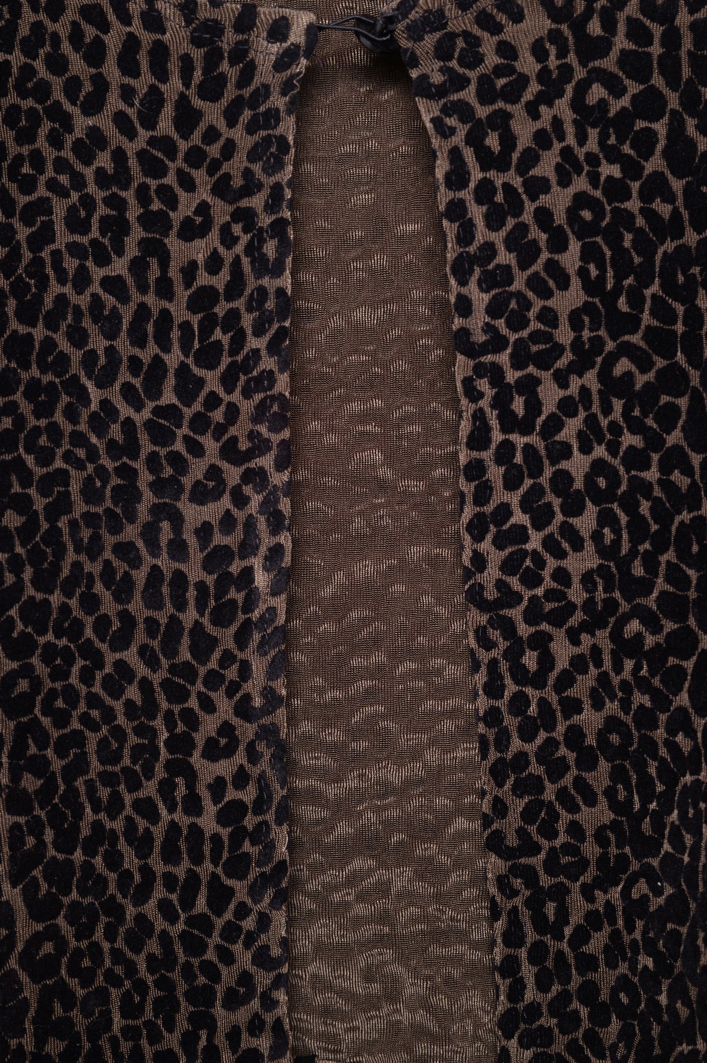 Leopard Velvet Cropped Cardigan USA