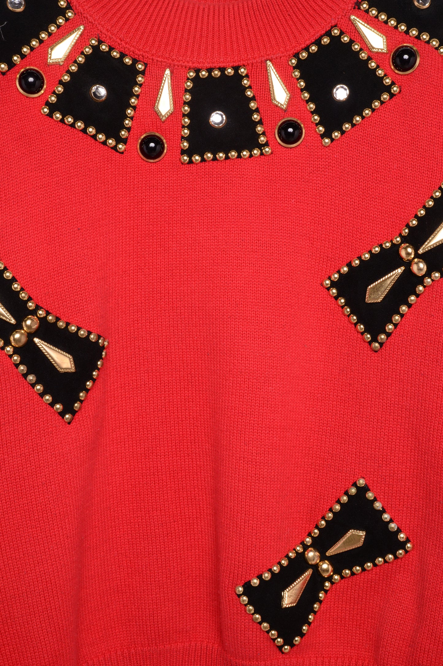 Beaded Shapes Sweater