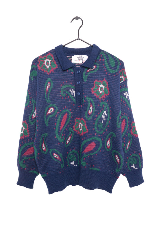 Paisley Collared Sweater