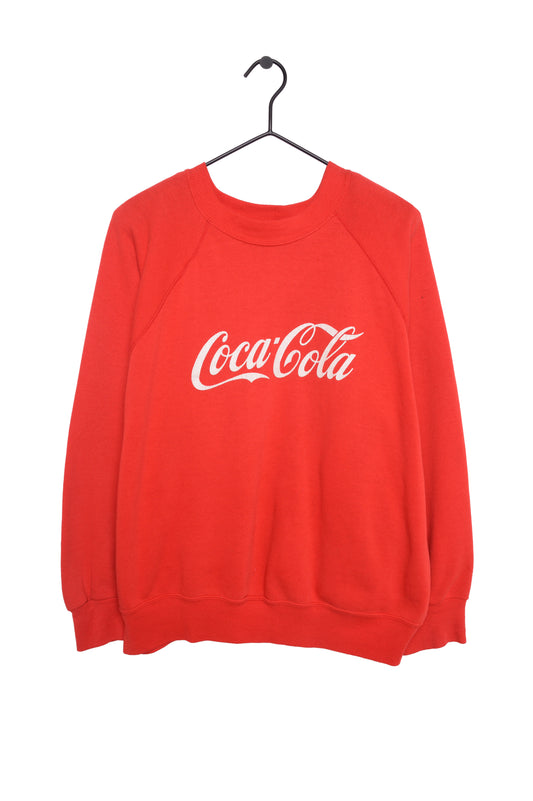 1980s Coca Cola Raglan Sweatshirt USA