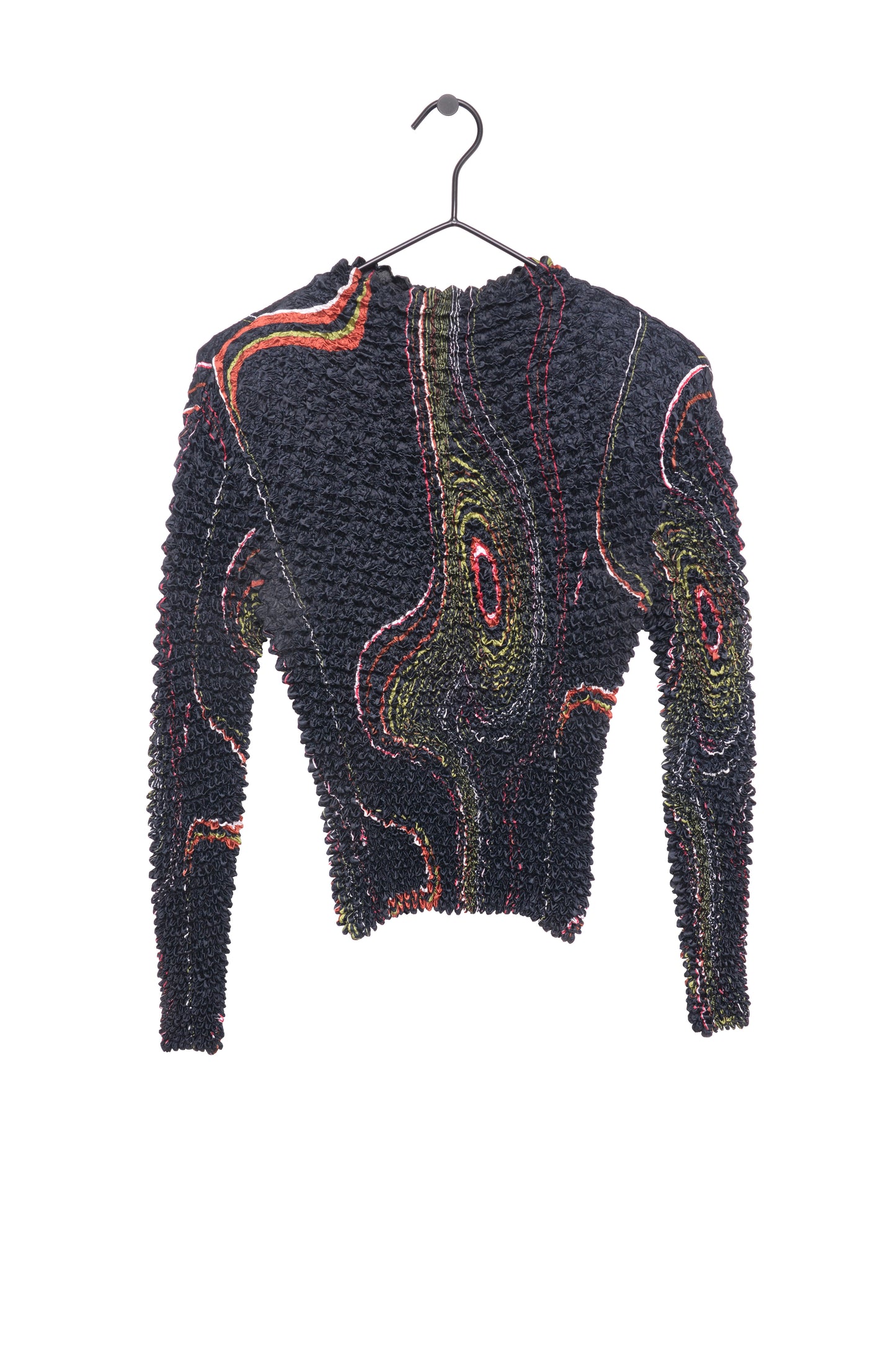 Y2K Abstract Popcorn Top