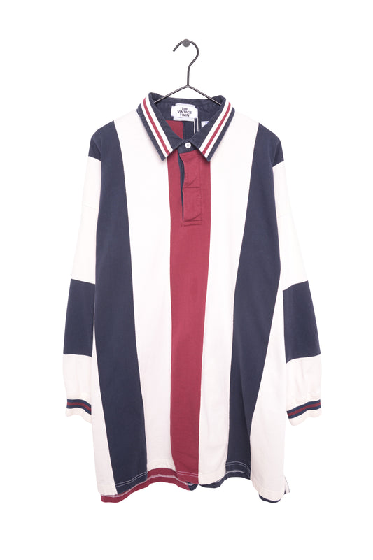 1990s Striped Rugby Shirt
