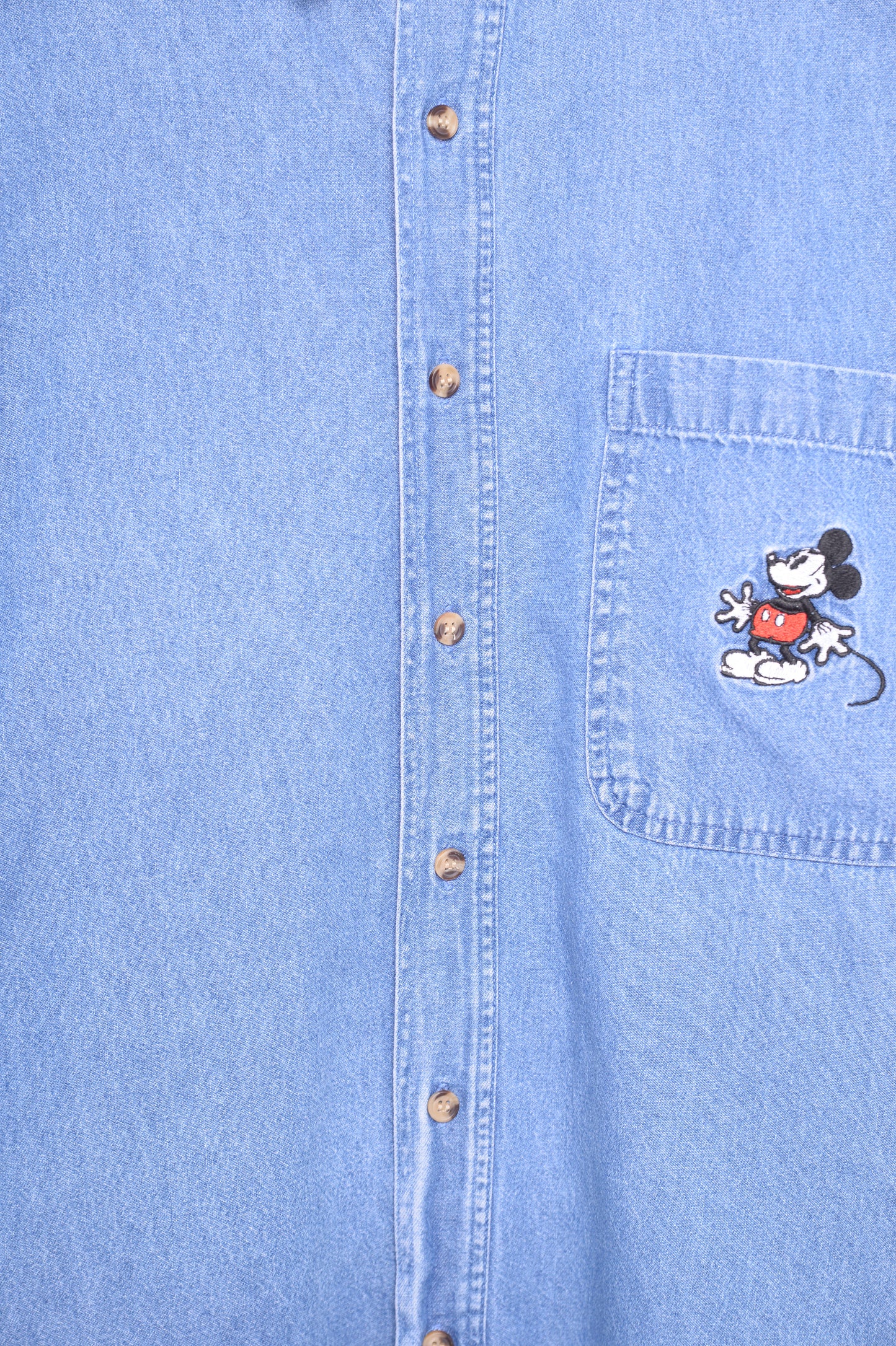 1980s Mickey Mouse Denim Shirt