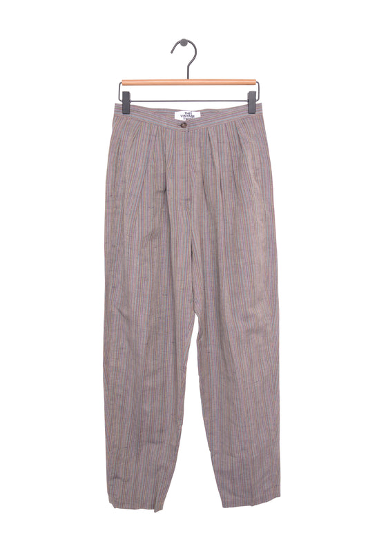1980s Striped Trousers