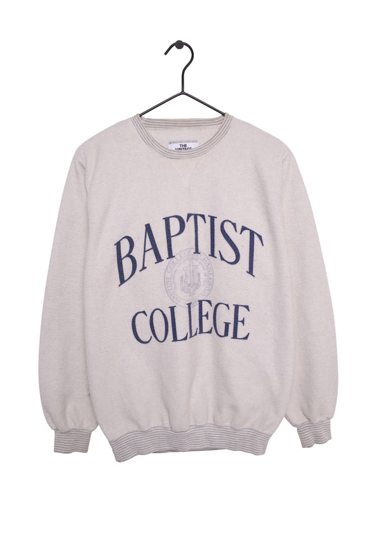 1980s Baptist College Fleece Sweatshirt