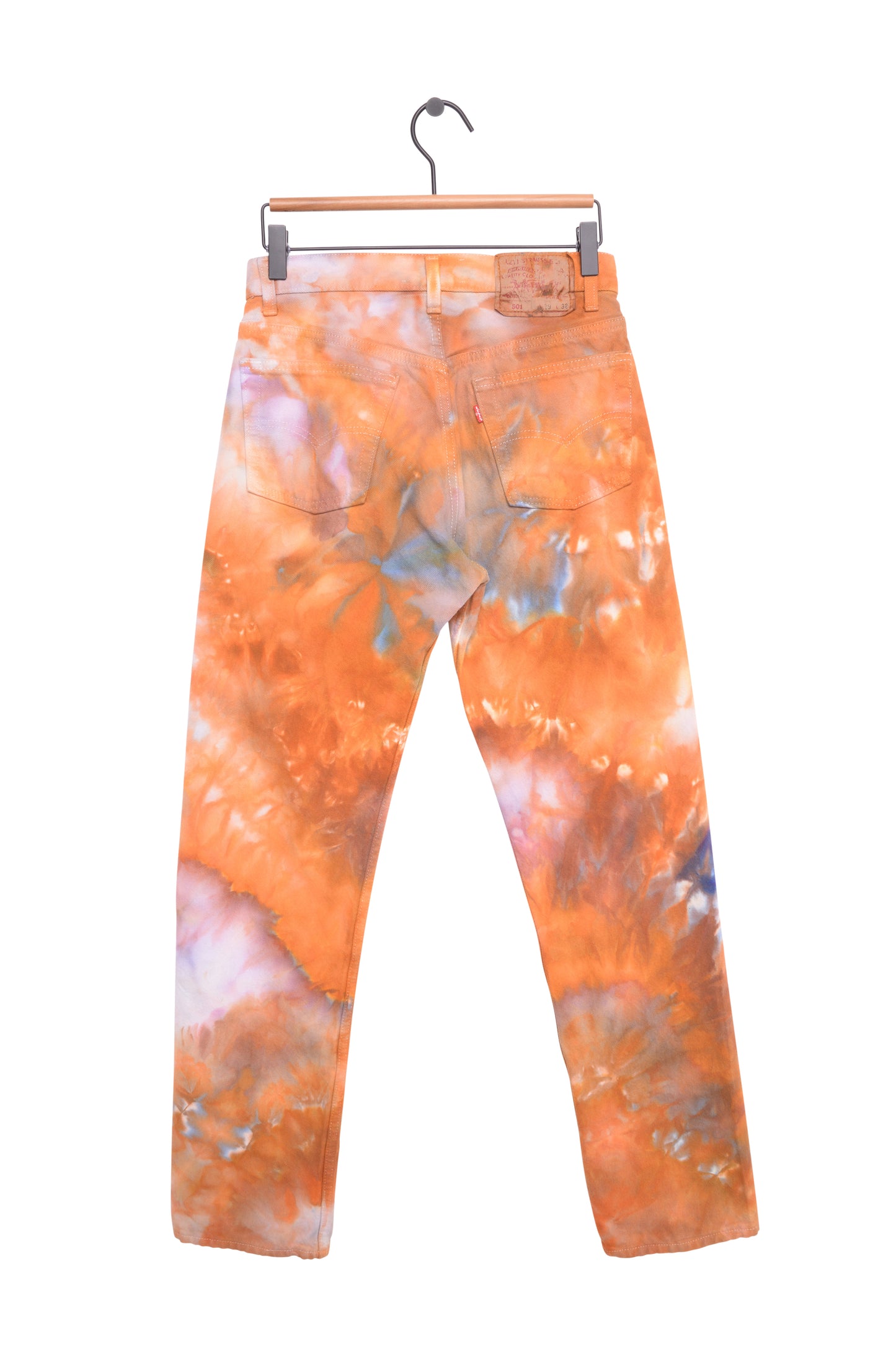 Levi's Straight 501 Tie-Dye Jeans 28W x 31L