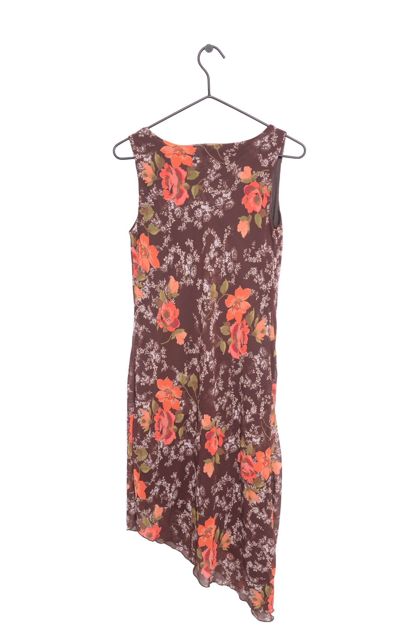 Floral Ruffle Midi Dress USA