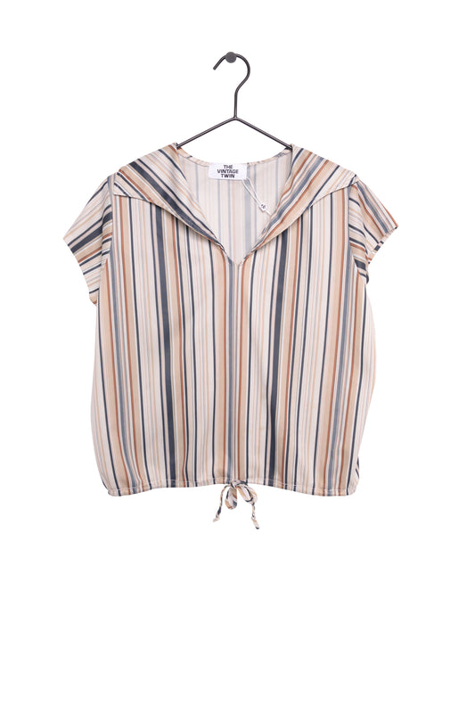 1970s Striped Top