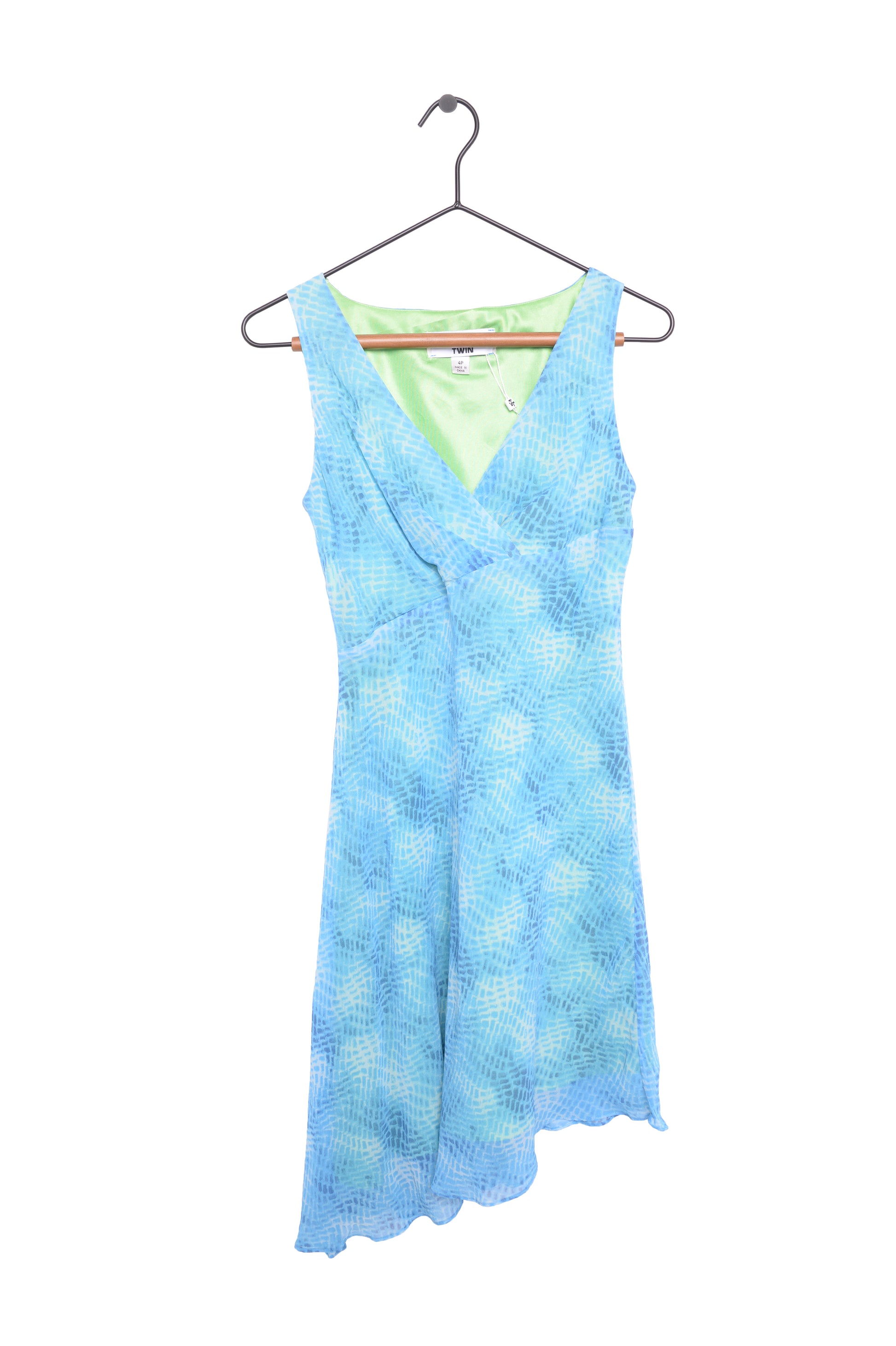 Y2K Floral Silk Mini Dress Free Shipping - The Vintage Twin Y2K Floral Silk Mini Dress Free Shipping - The Vintage Twin