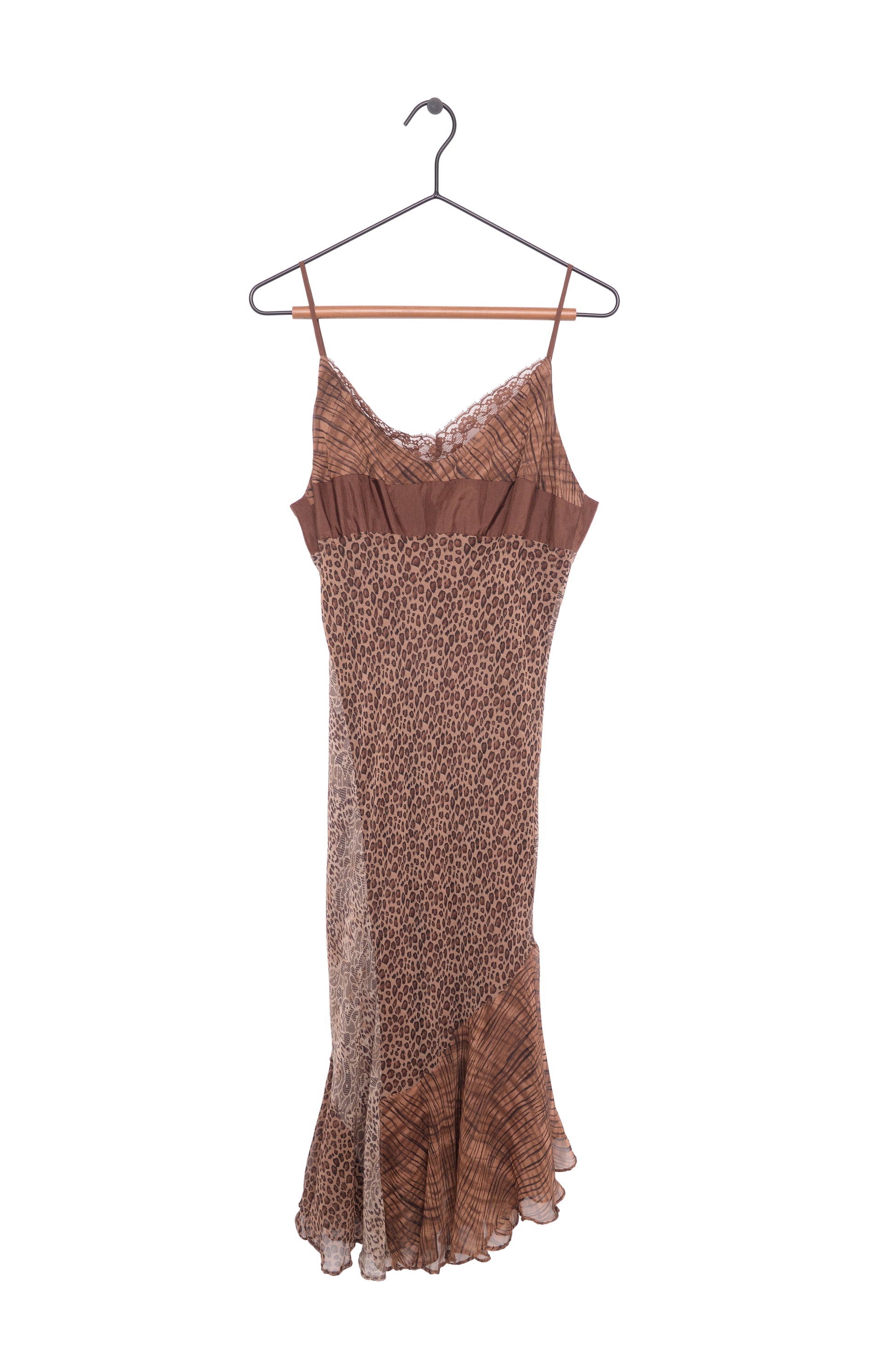 Y2K Silk Ruffle Midi Dress Free Shipping - The Vintage Twin Y2K Silk Ruffle Midi Dress Free Shipping - The Vintage Twin