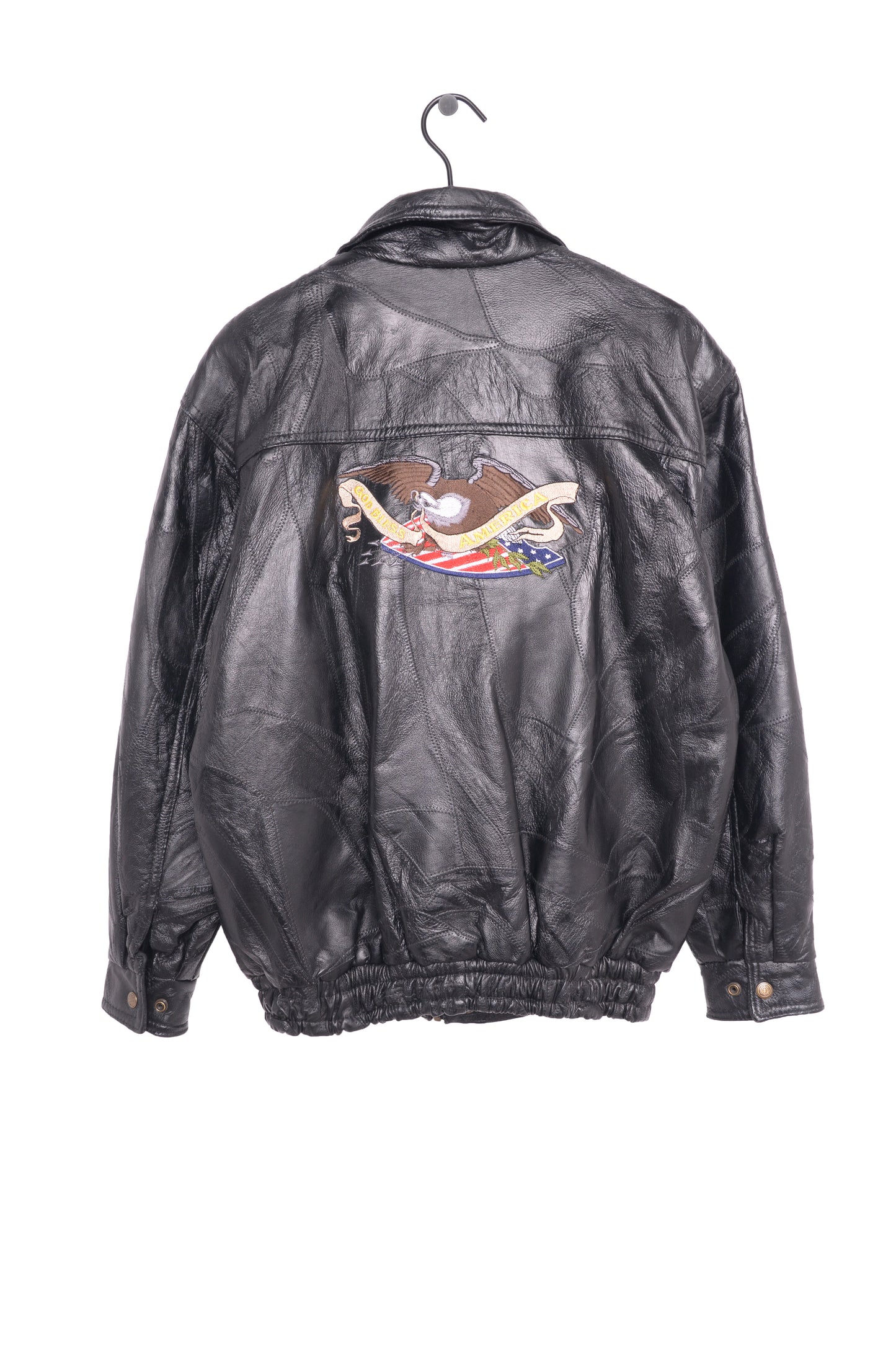 1980s Patchwork Leather Bomber