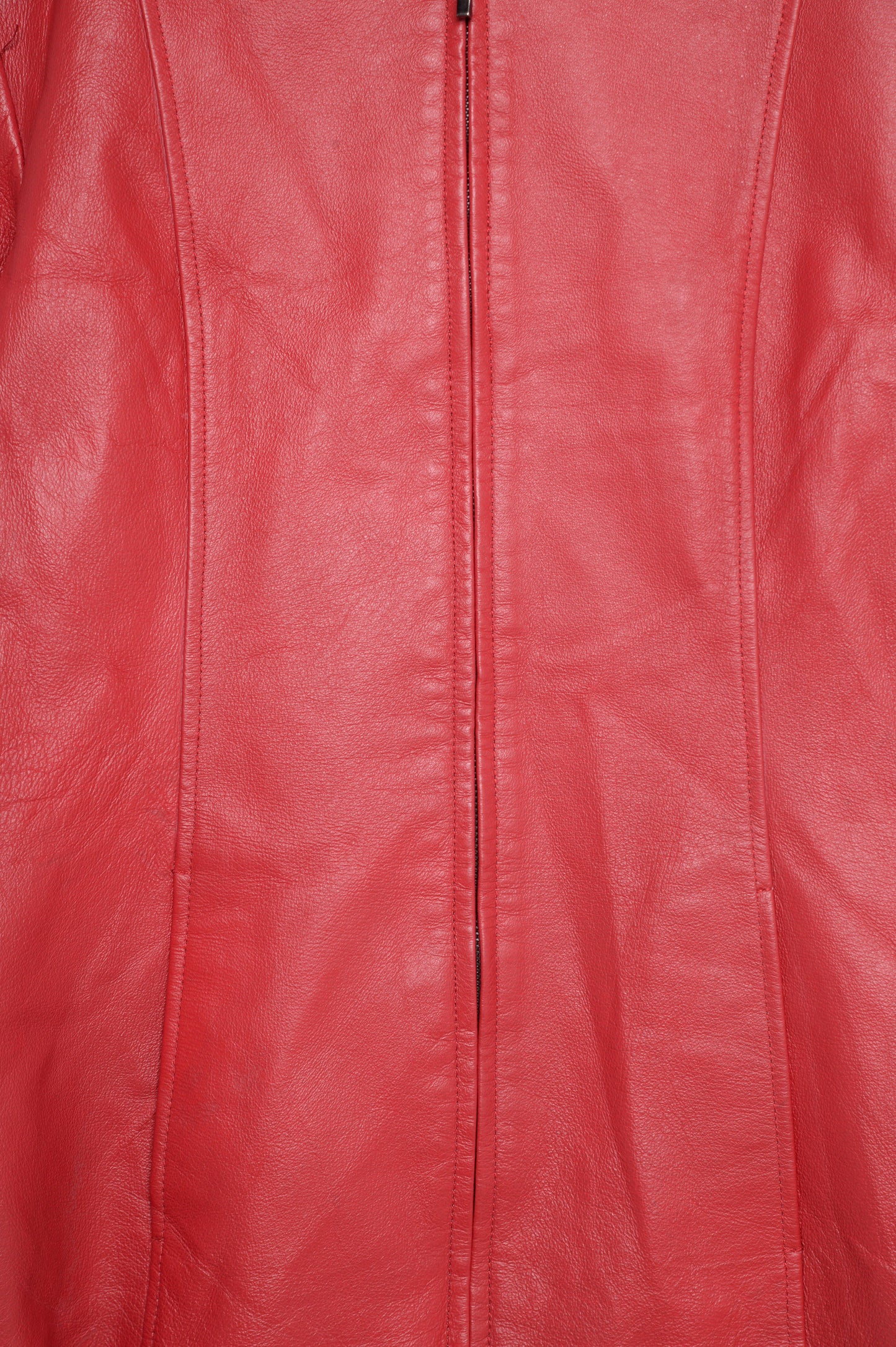 Y2K Red Leather Jacket