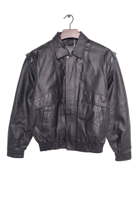 1990s Zip-Off Sleeve Leather Bomber