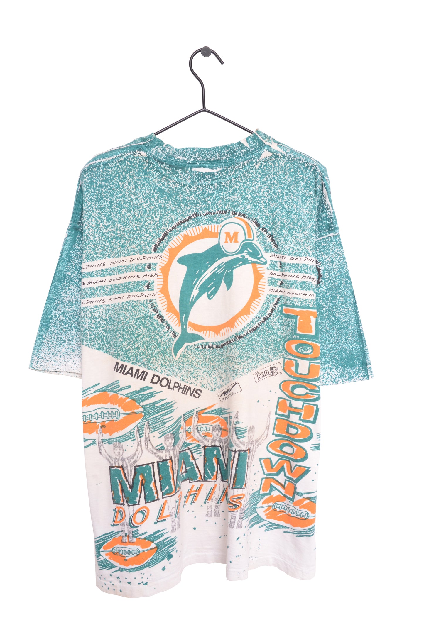 1980s Miami Dolphins All-Over Tee