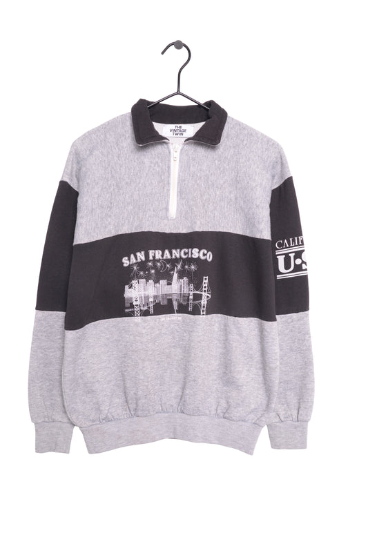 1980s San Francisco Collared Sweatshirt USA