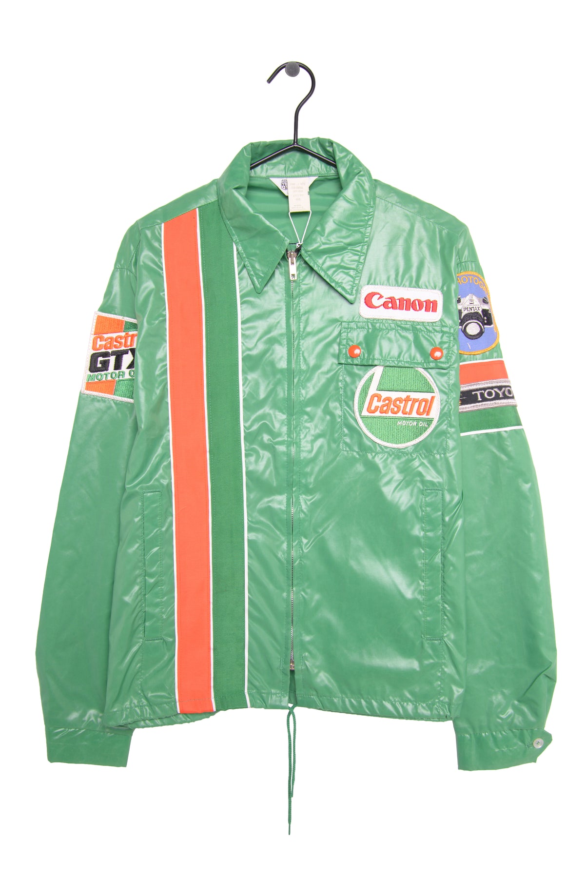 Retro Castrol 1970s Castrol GTX Racing Jacket USA Free Shipping - The Vintage Twin