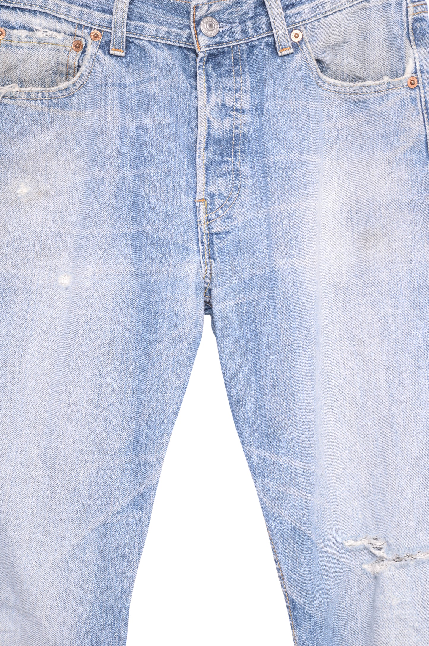 Faded Straight Levi's 501 Jeans 29W x 29L