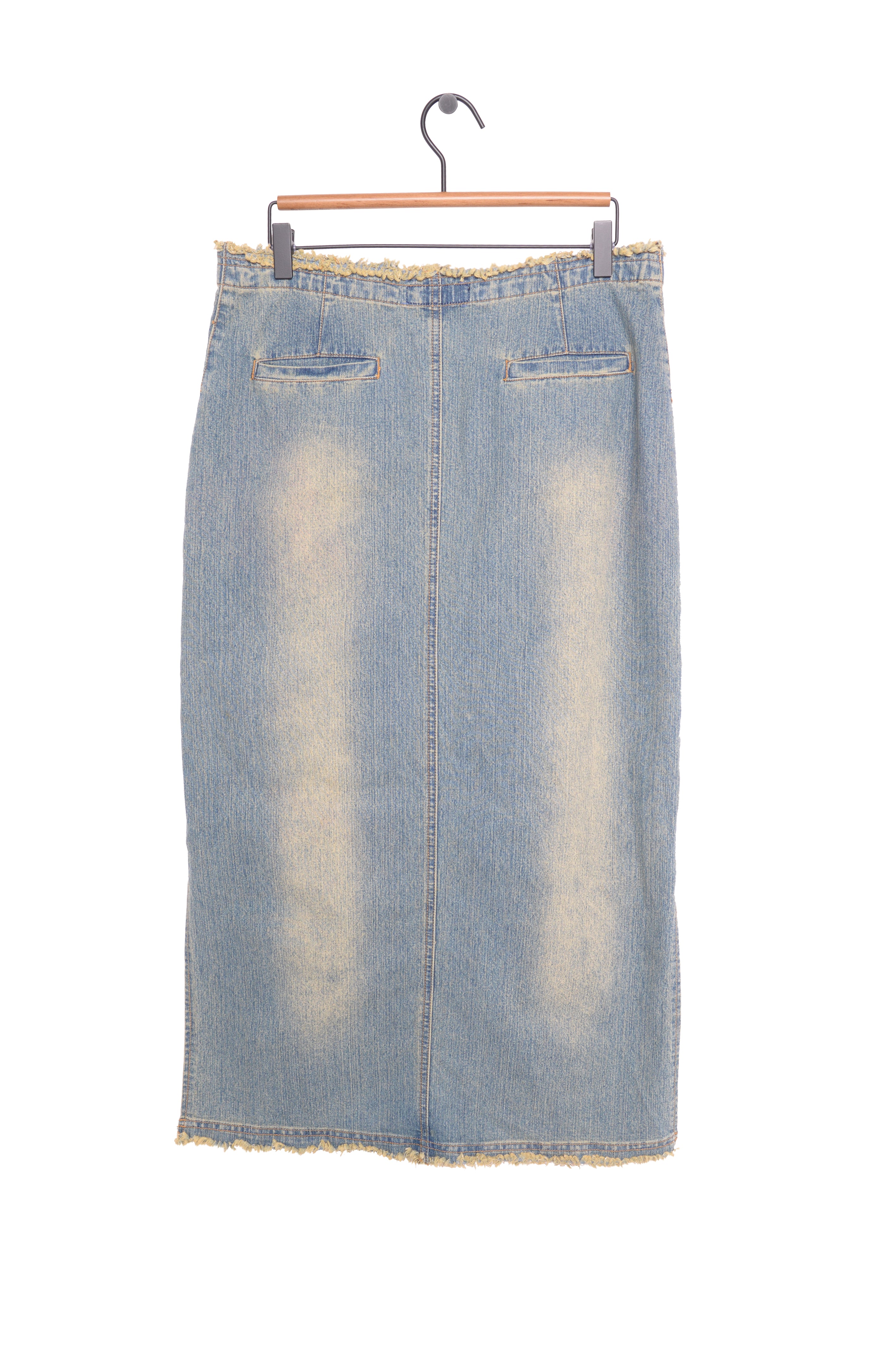 Y2K Denim Maxi Skirt – The Vintage Twin
