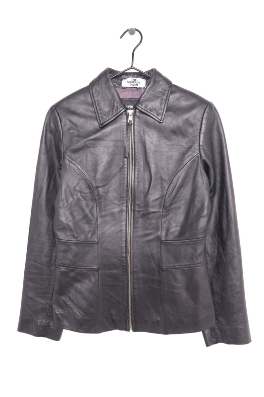 Y2K Soft Leather Jacket