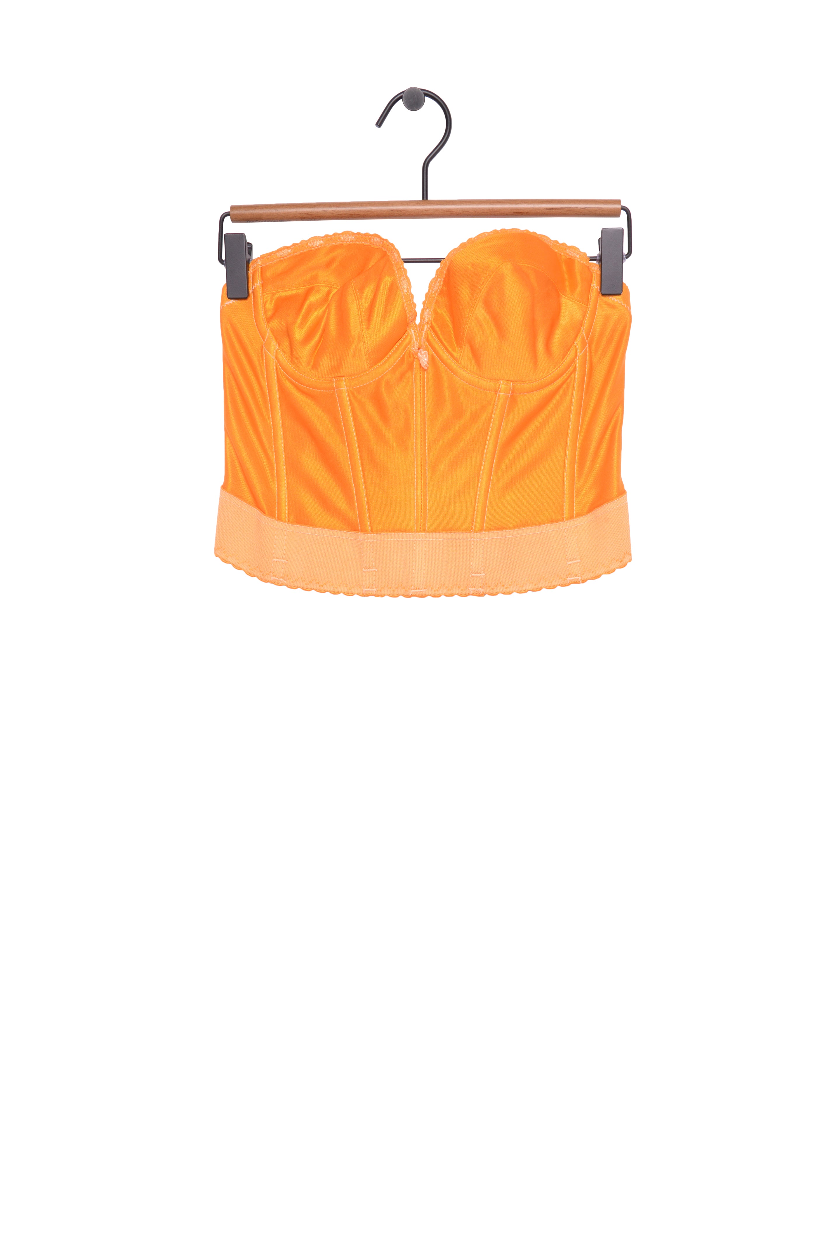 orange bustier top