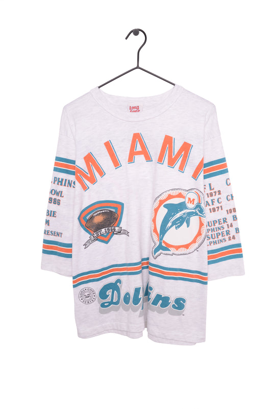 1990s Miami Dolphins All-Over Tee USA