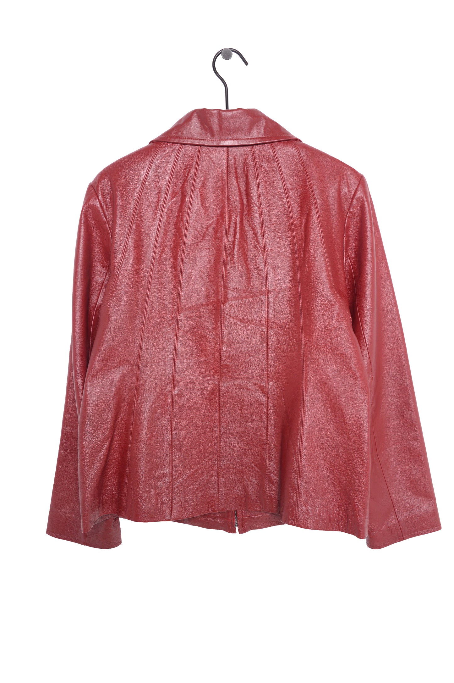Y2K Red Leather Jacket