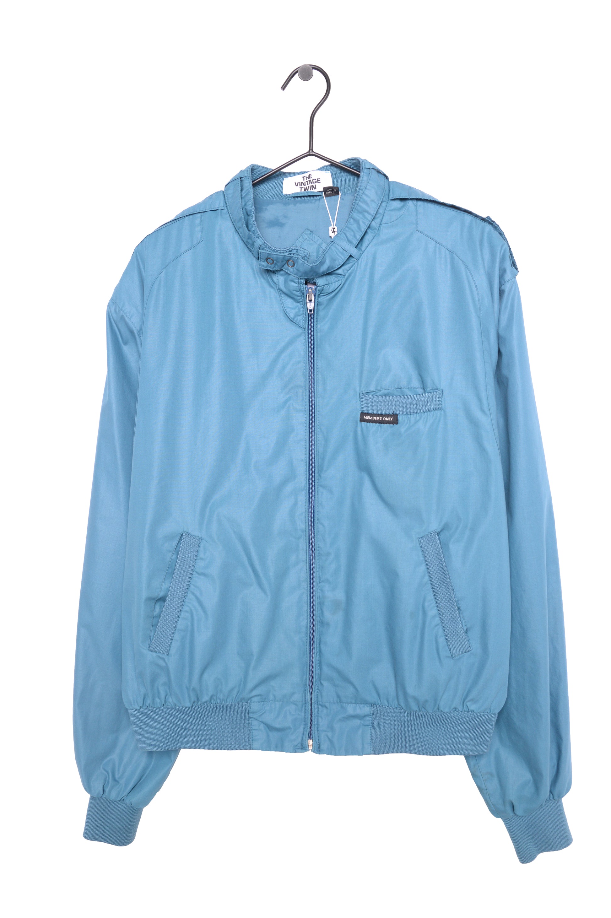 Baby Blue Member's Only Jacket – The Vintage Twin