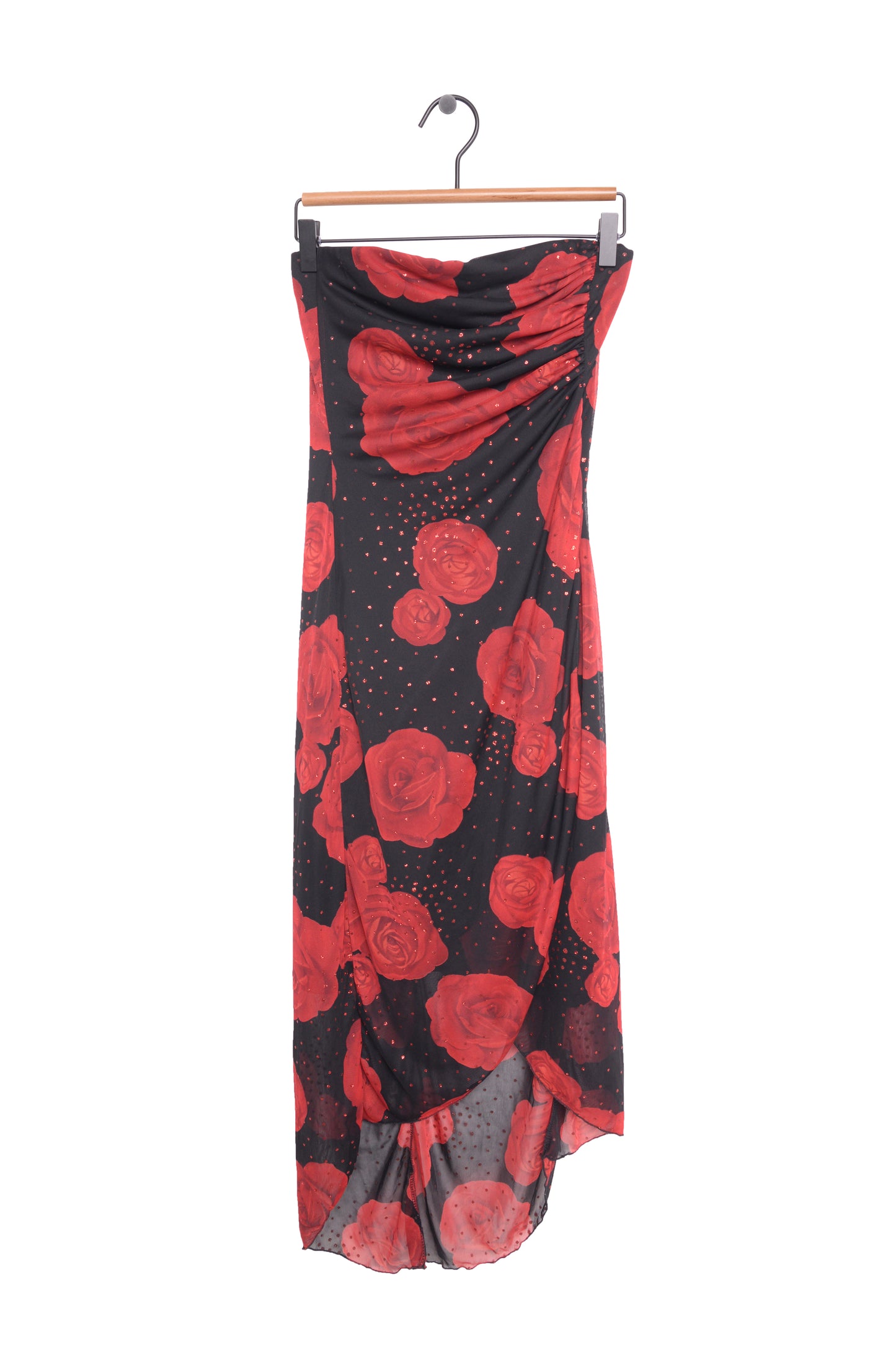 Y2K Floral Ruffle Midi Dress USA