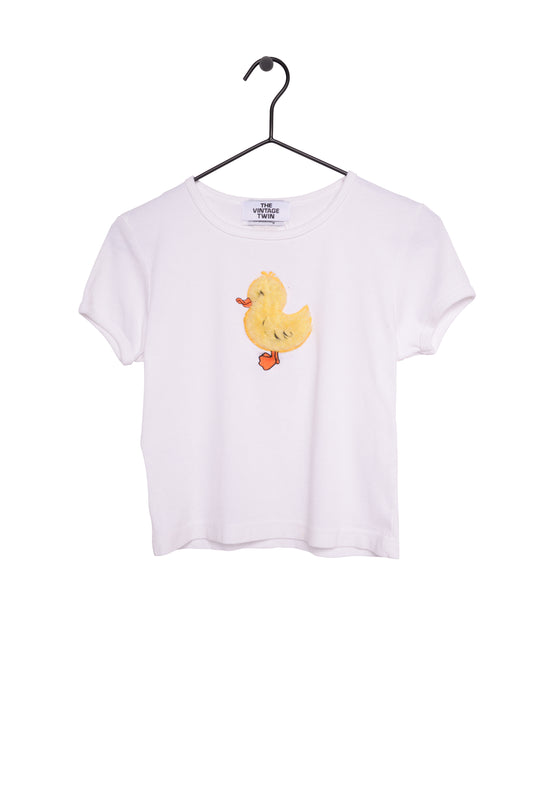 1990s Fuzzy Duckling Baby Tee USA