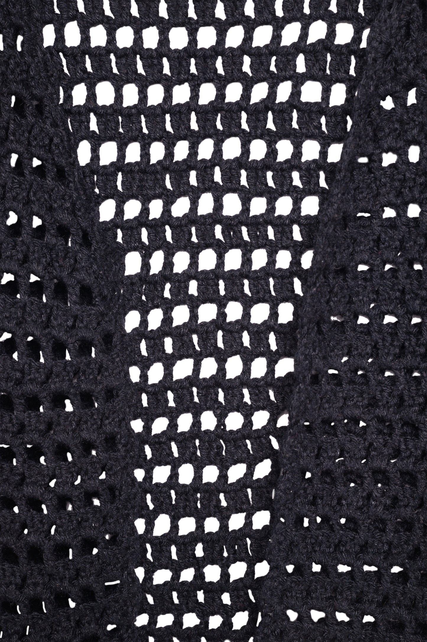 Crochet Open Knit Sweater Vest