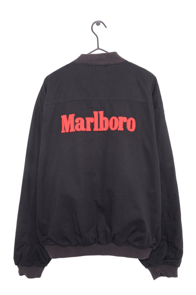 【90‘s】Marlboro Reversible Cotton Jacket Malboro Reversible Bomber Jacket – The Vintage Twin