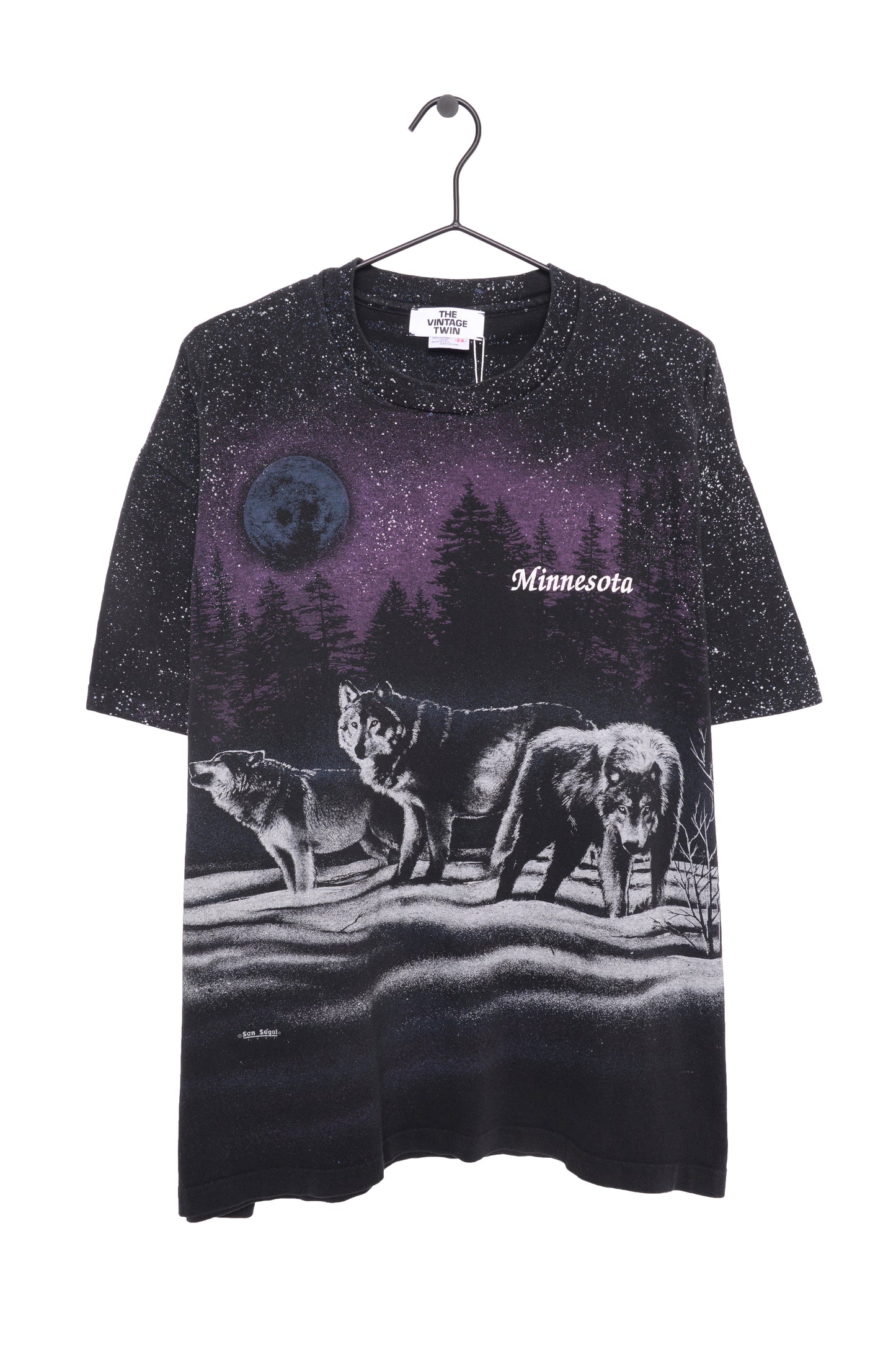 1991 Wolves All-Over Tee USA