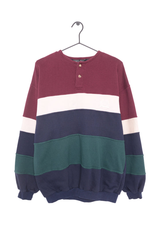 1990s Christian Dior Colorblock Sweatshirt