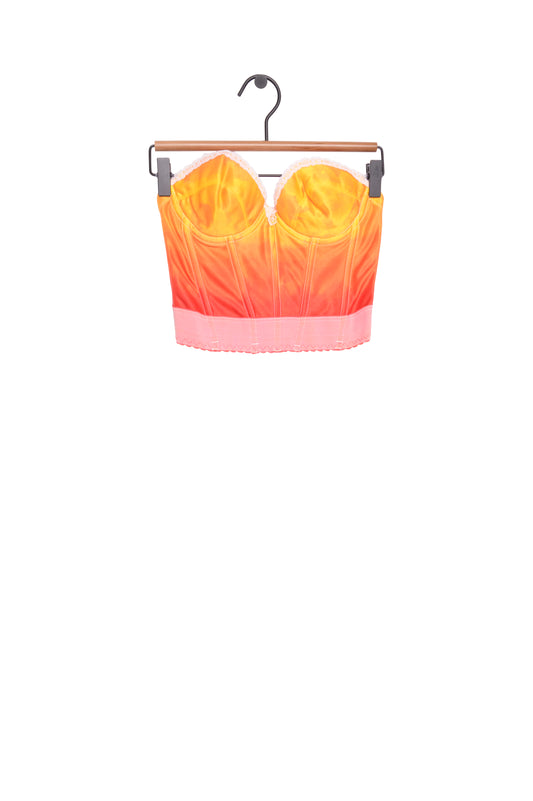 Hand-Dyed Sunset Corset Top