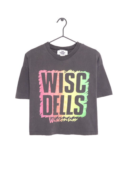 1980s Faded Wisconsin Dells Cropped Tee