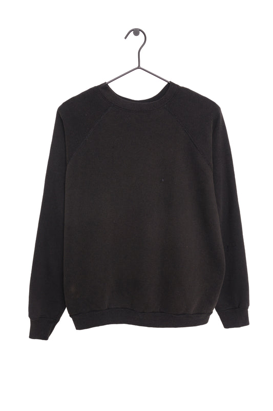 Faded Black Raglan Sweatshirt