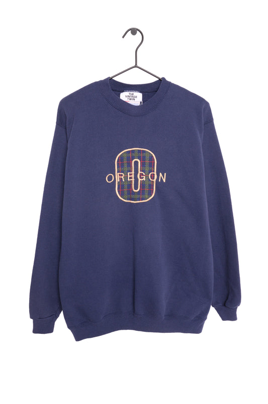 1990s Faded Embroidered Oregon Sweatshirt
