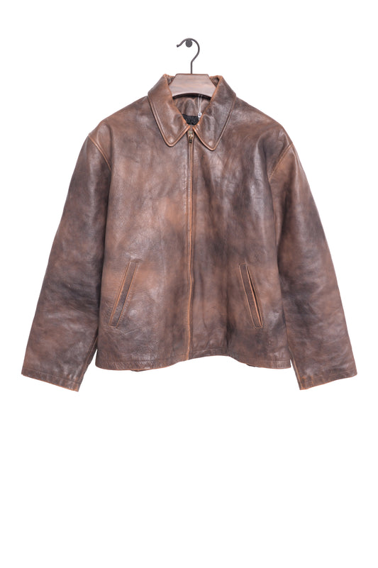Faded Leather Jacket
