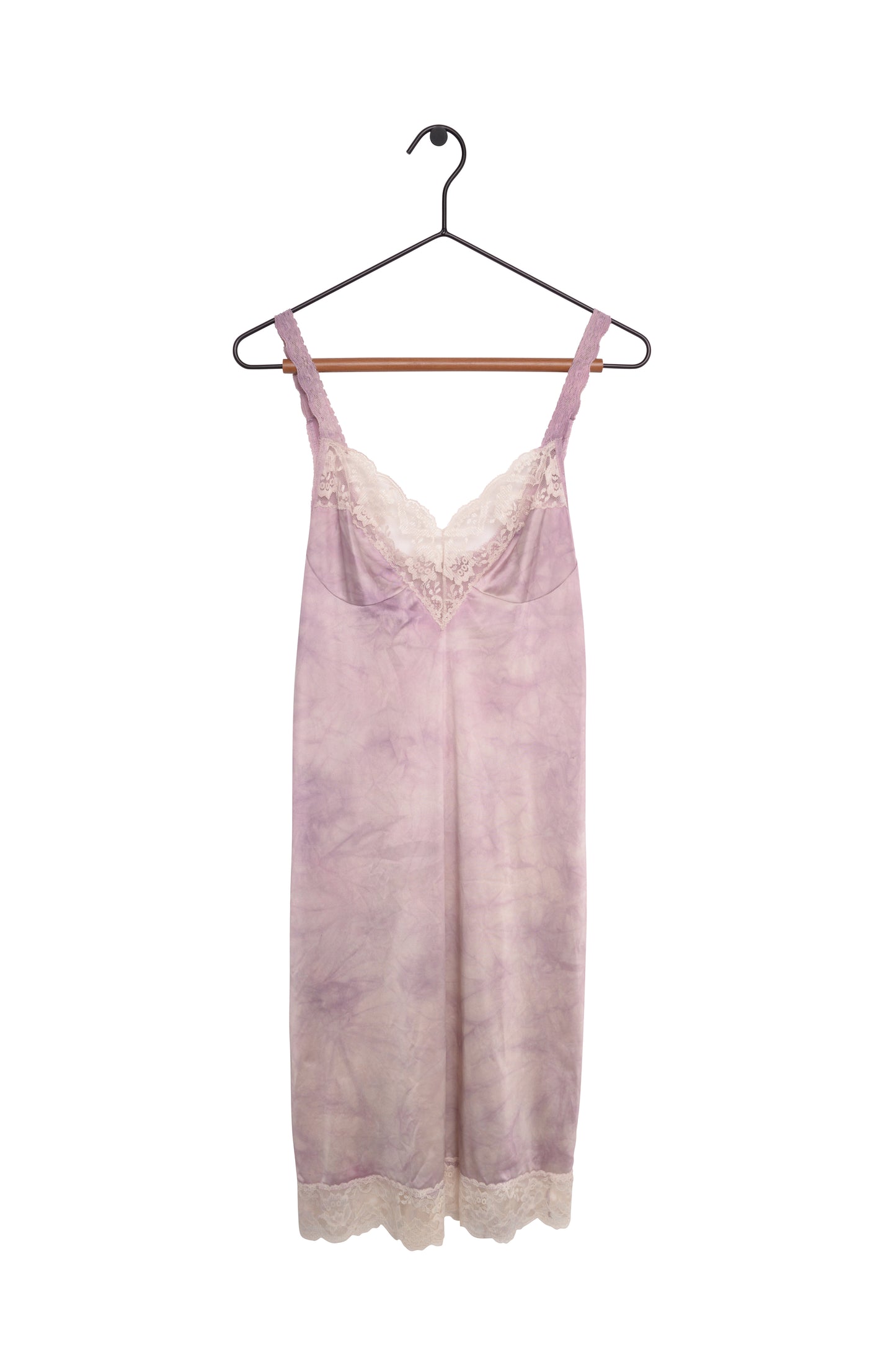 Hand-Dyed Lace Trim Slip Dress USA