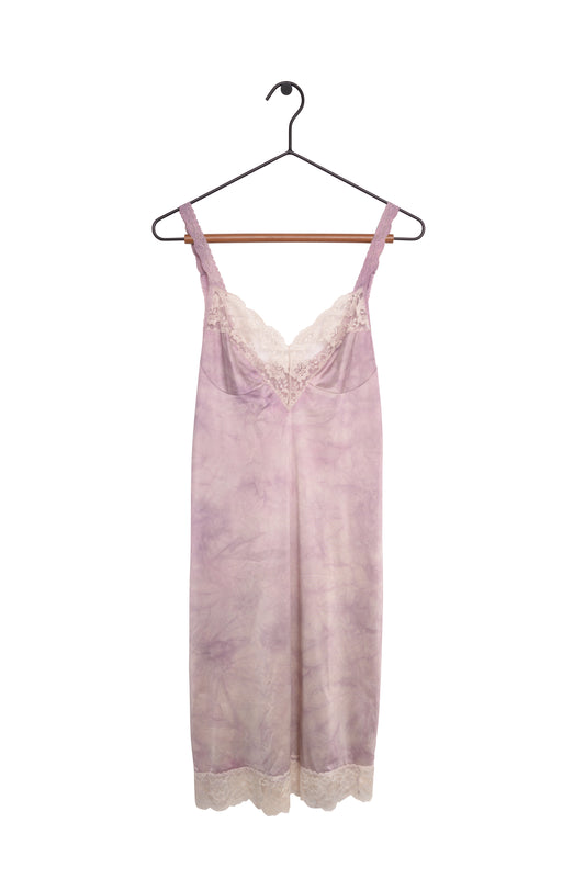 Hand-Dyed Lace Trim Slip Dress USA