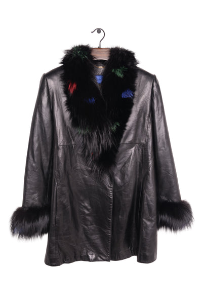 Lumignon tweed fur jacket【ダークグレー】♥ Lumignon original