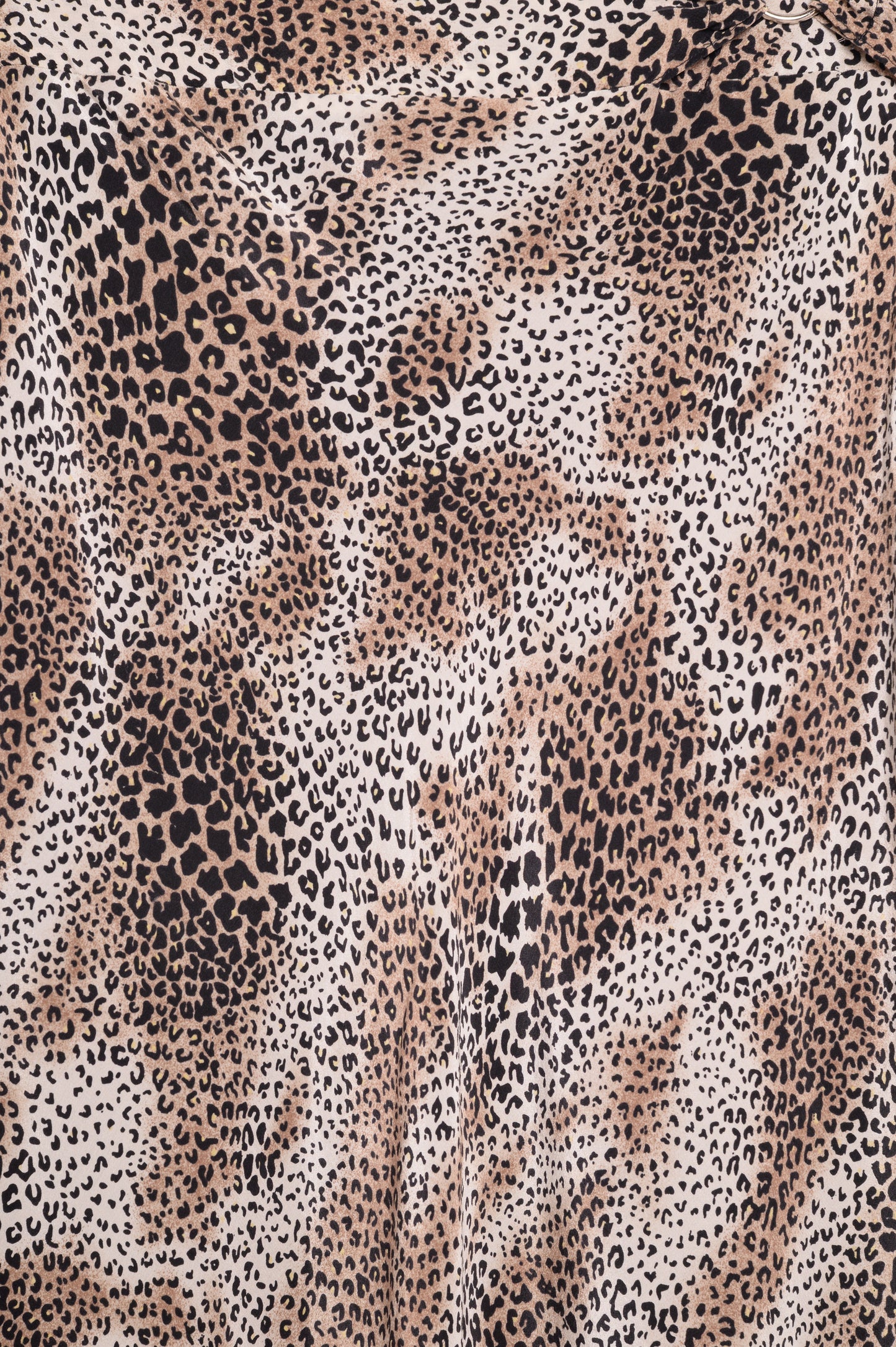 Y2K Leopard Silk Skirt