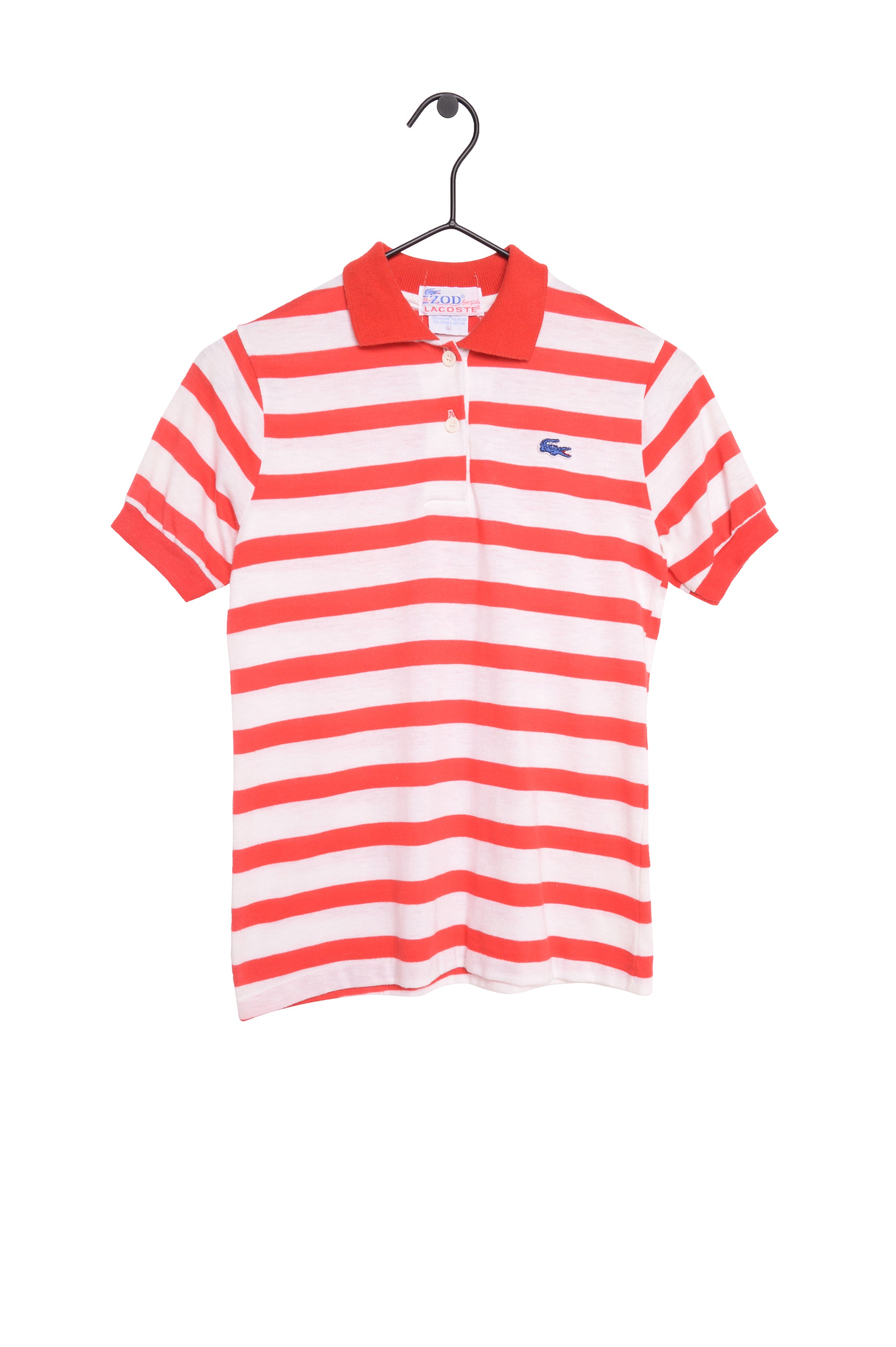 1980s Striped Lacoste Polo – The Vintage Twin - Main Image