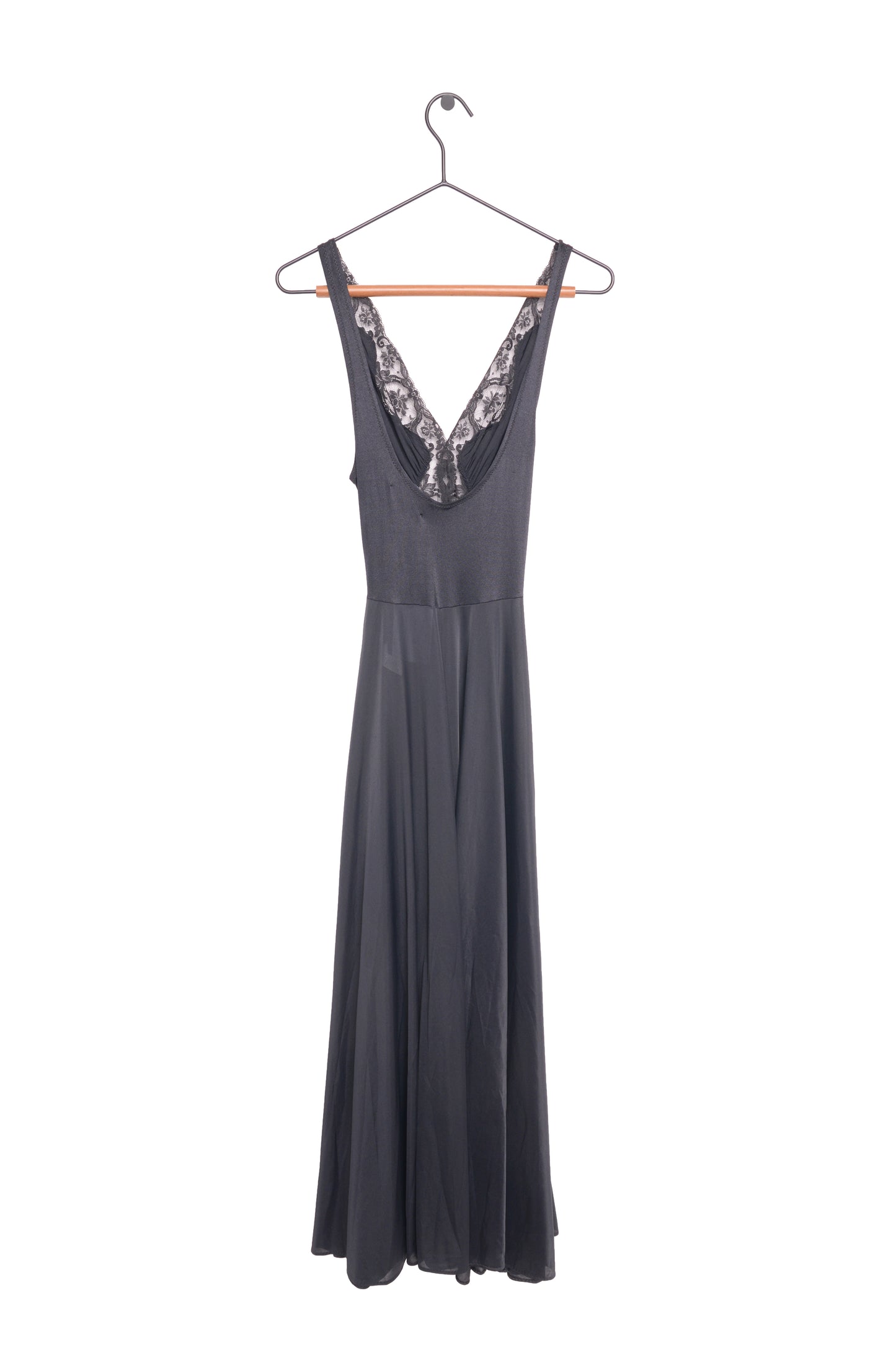 1950s Lace Slip Maxi Dress USA