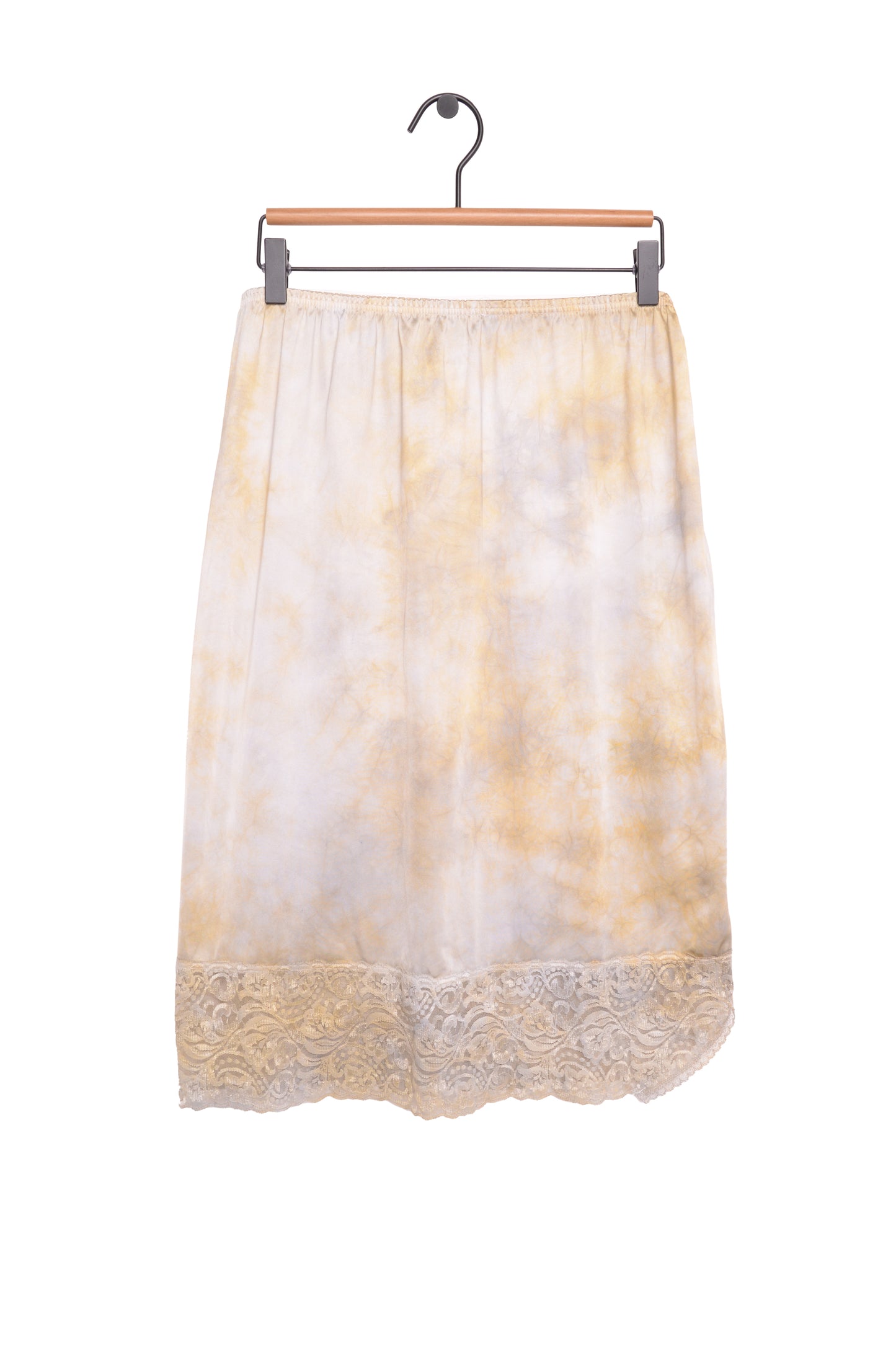 1950s Hand-Dyed Lace Slip Skirt USA